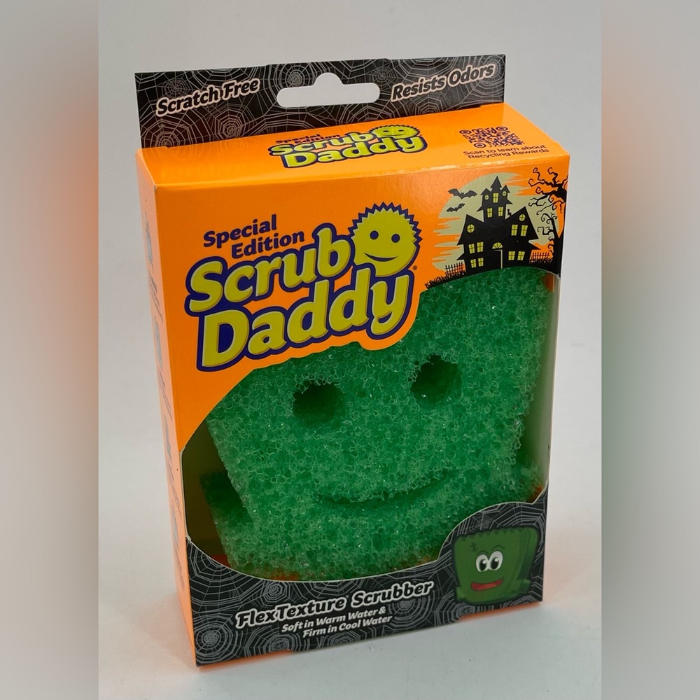Scrub Daddy‎ Special Edition Halloween Sponge Green Metallic Monster NIP